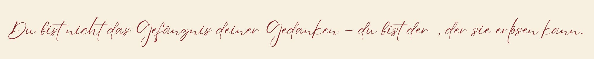 Gedankengefangnis  2000 x 200 px